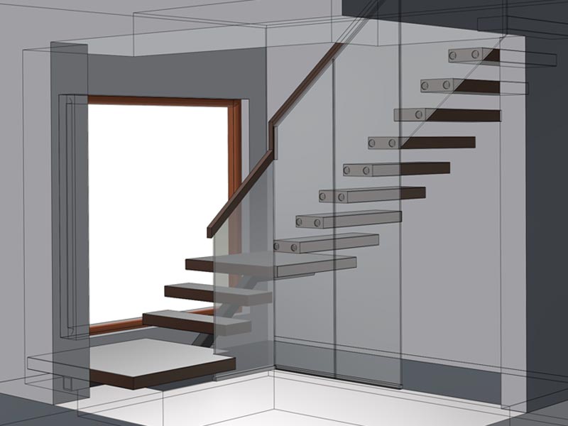 Treppe oben